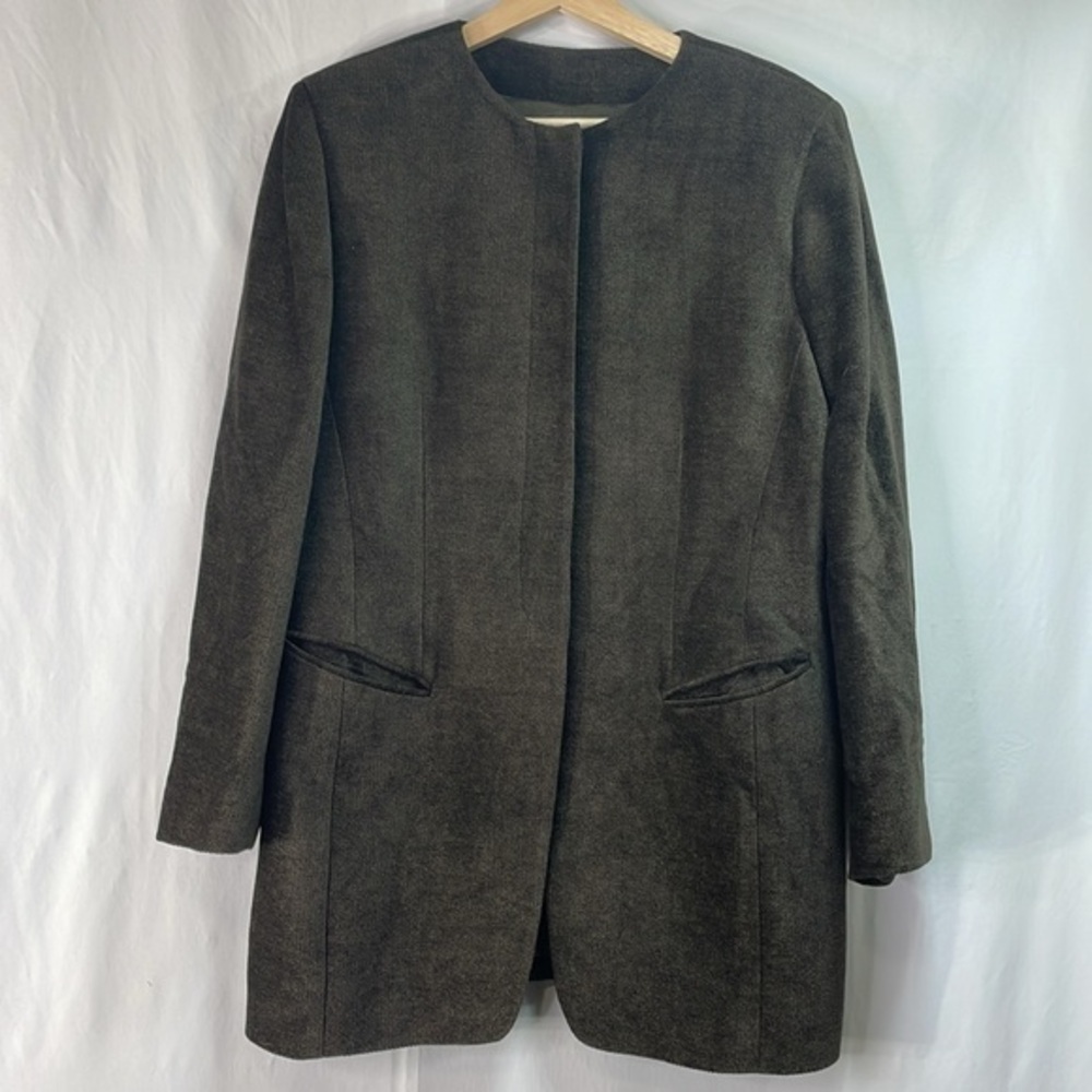 🦩 Emanuel Olive Green, crushed corduroy, colorless, blazer